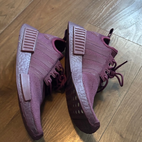 Adidas Primeknit NMD Victory 1 in Crimson Burgundy Athletic Shoes - Picture 5 of 7